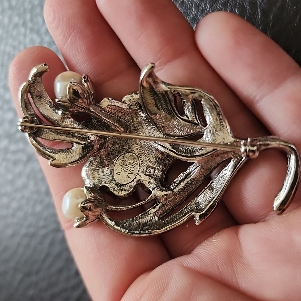 Vtg Kenneth Jay Lane For Avon Brooch - image 8